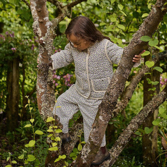 Nature Baby Pippin Pants - Briarwood Heron Print