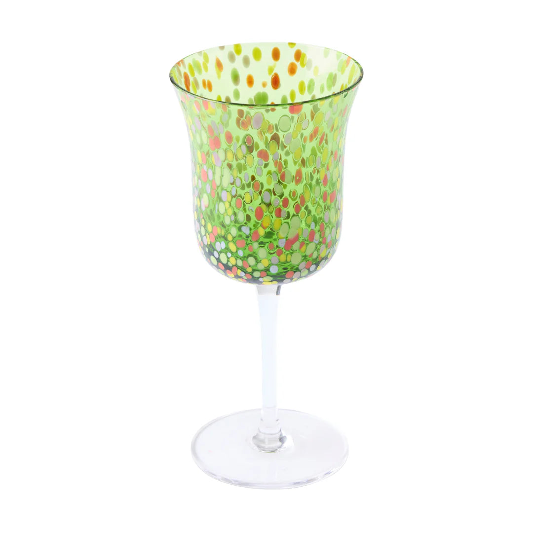 Kip & Co Garden Soiree Speckle Wine Glass 2 piece Set