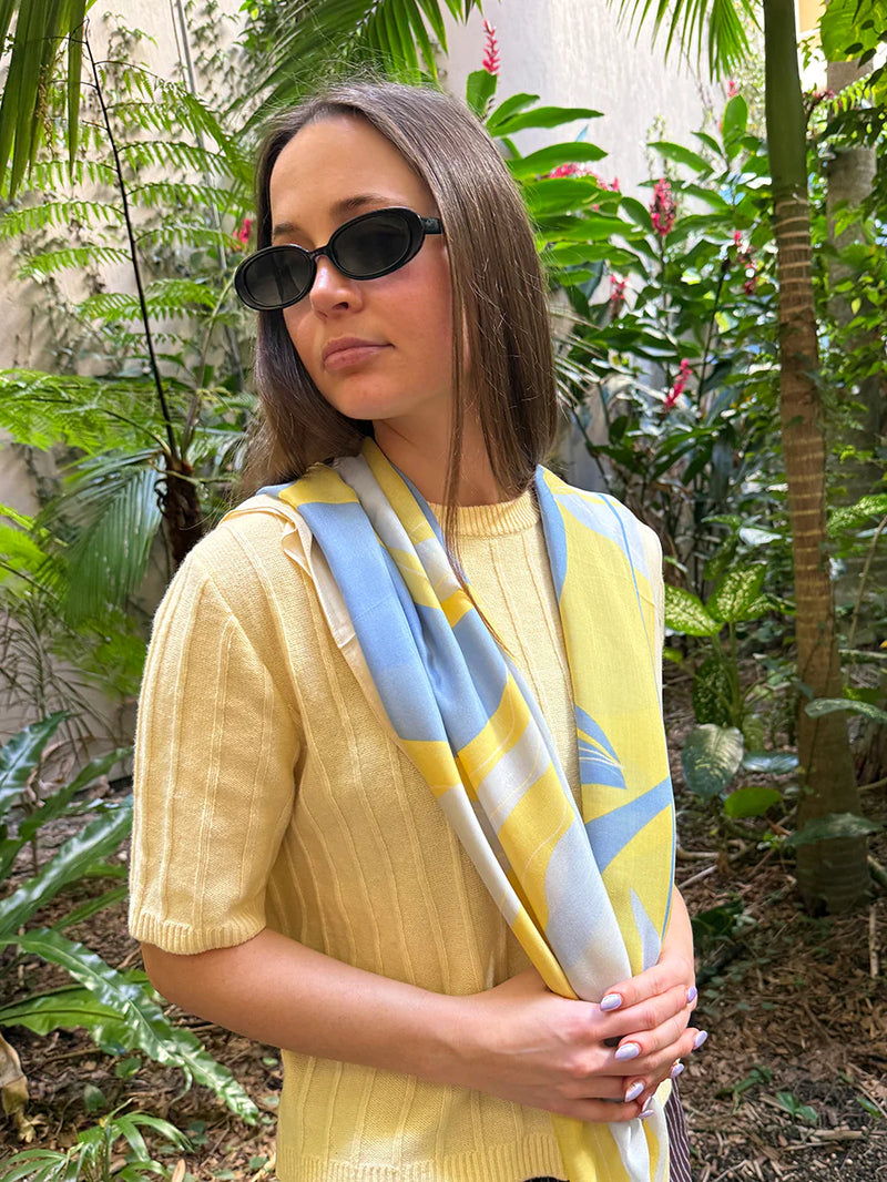 Dark Hampton Cashmere Modal Scarf - The Pannett