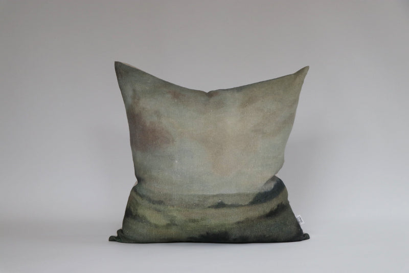 River & Isle Quiet Country Linen Cushion w Feather Inner