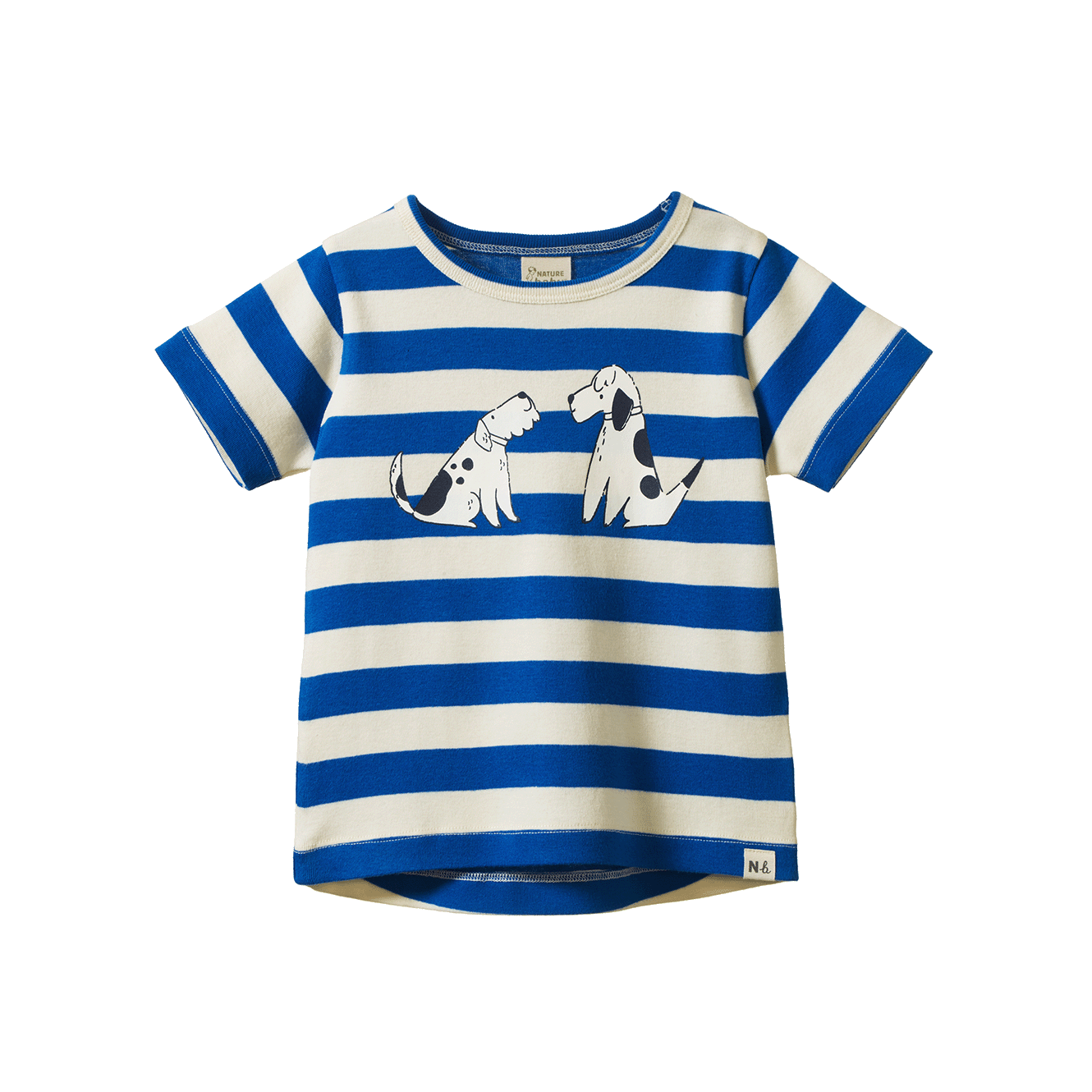 Nature Baby River Tee Dog Walk Blue Print