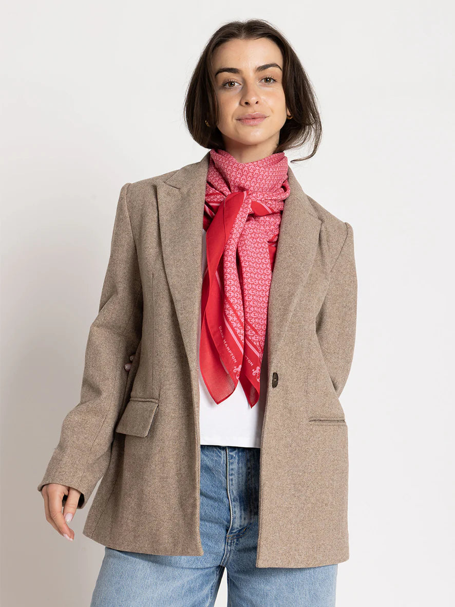 Dark Hampton Cashmere Modal Scarf - The Rolleston
