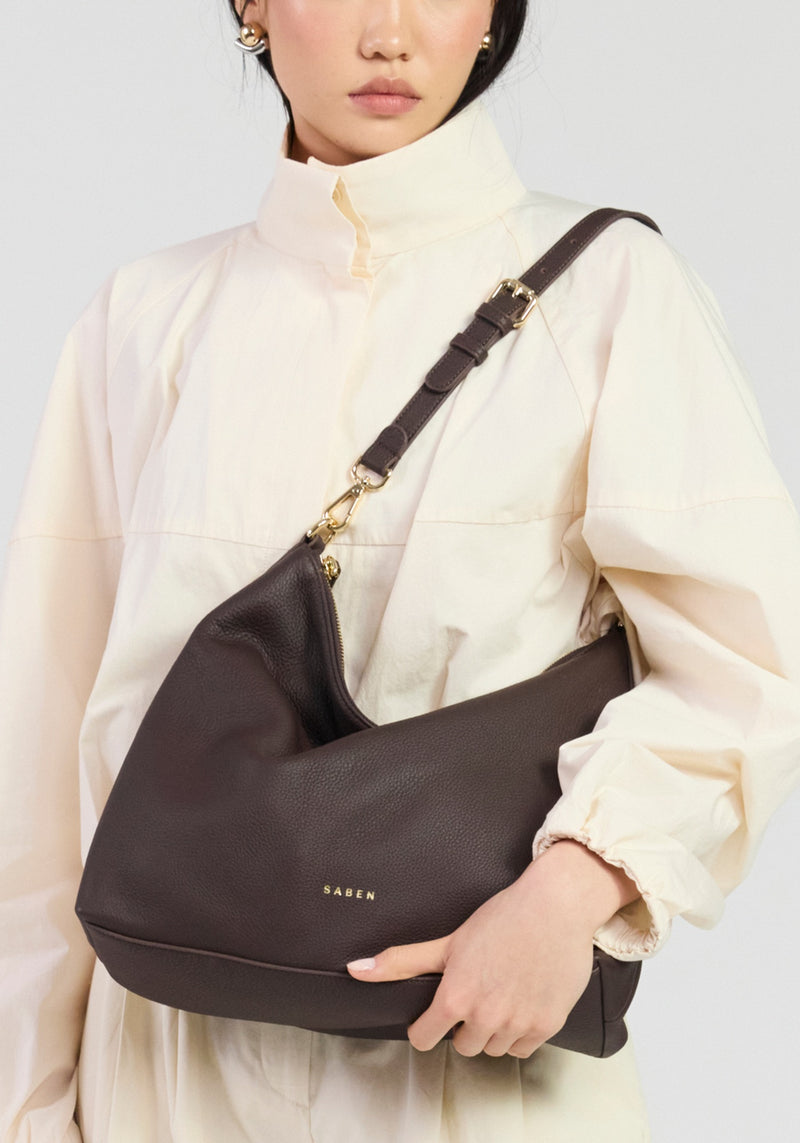 Saben Miki Shoulder Bag Cacao