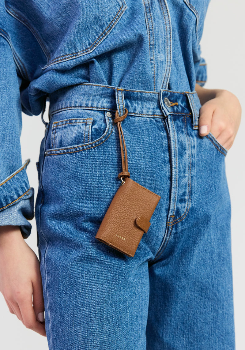 Saben Sid Card Holder Tan