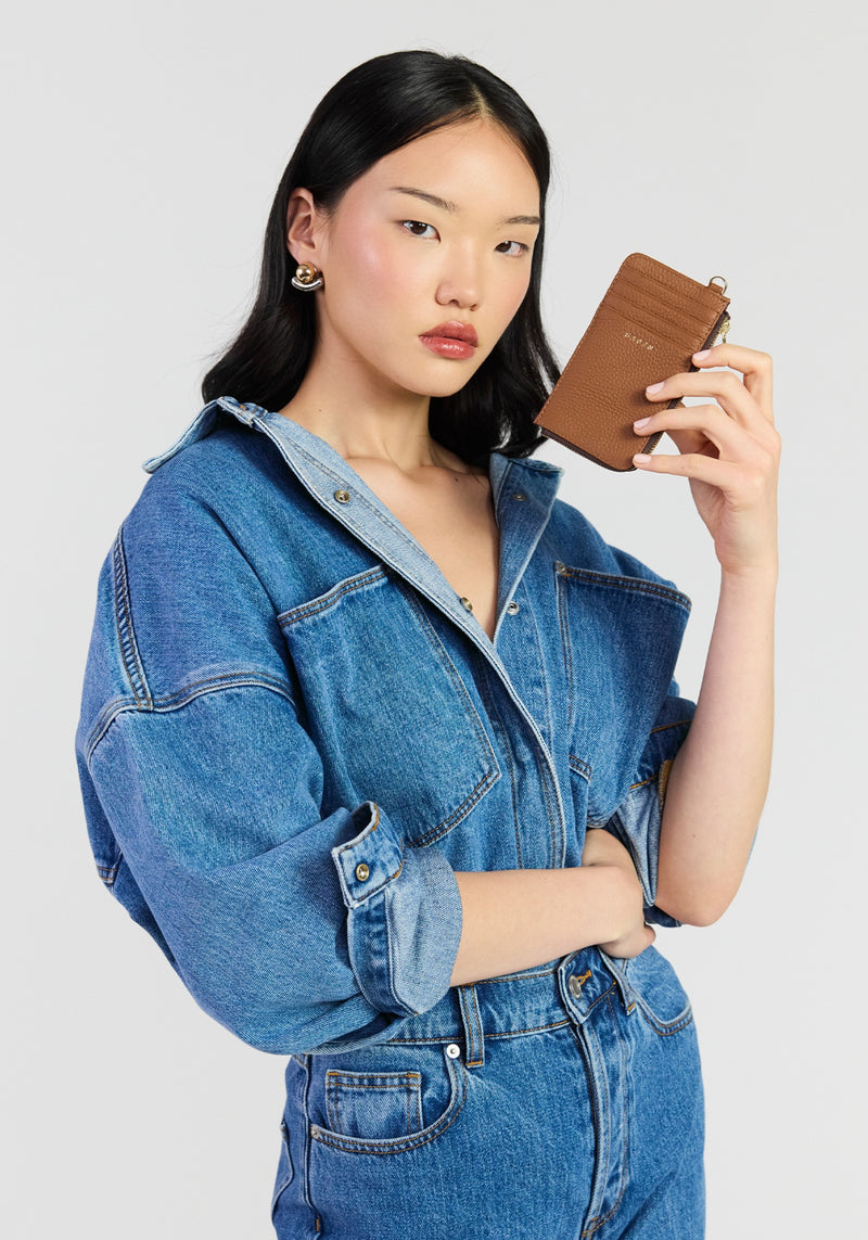 Saben Winona Card Holder Tan