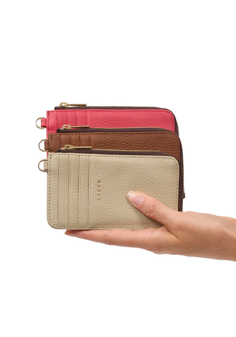 Saben Winona Card Holder Oyster