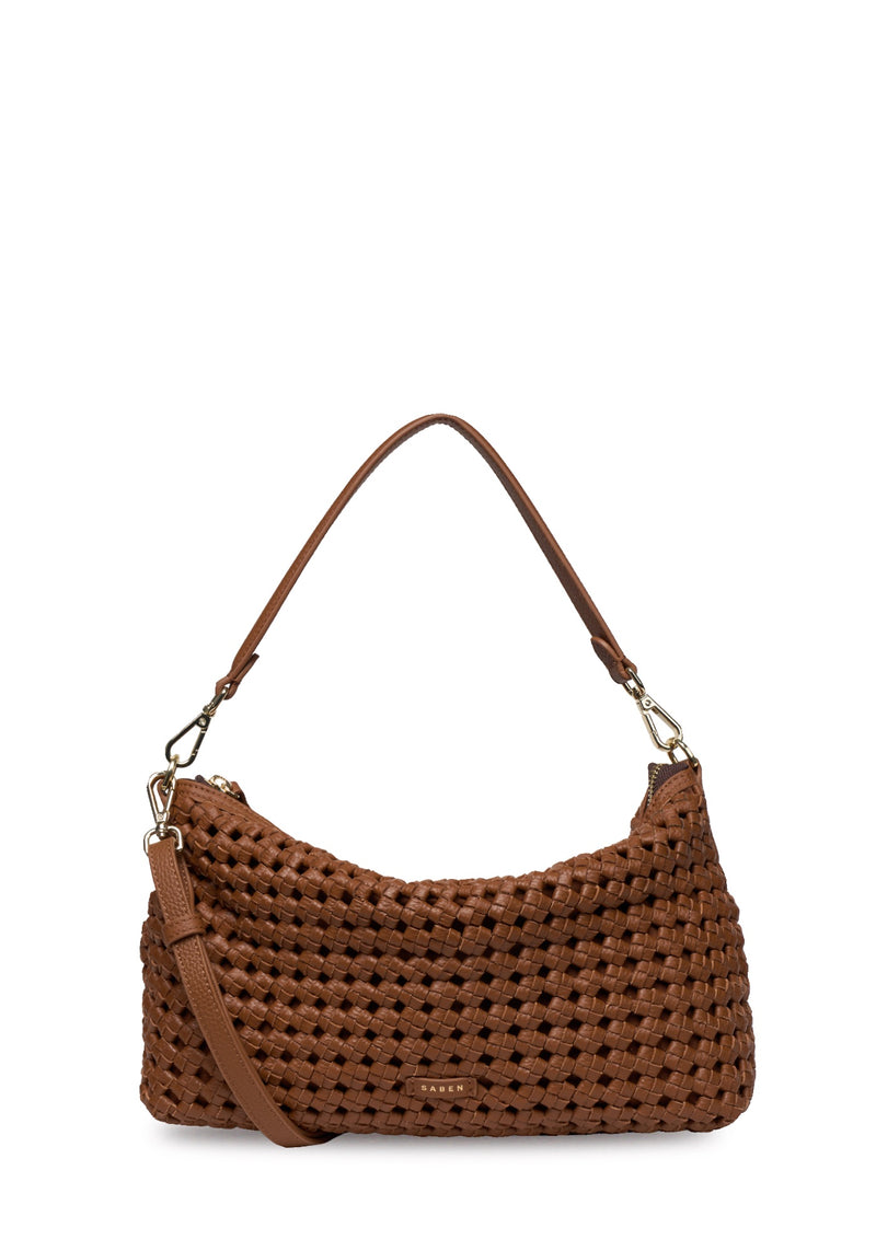 Saben Claudia Shoulder Bag Tan Braid