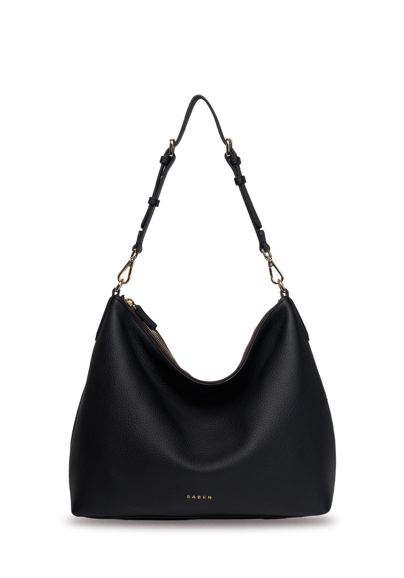 Saben Miki Shoulder Bag Black Luxe