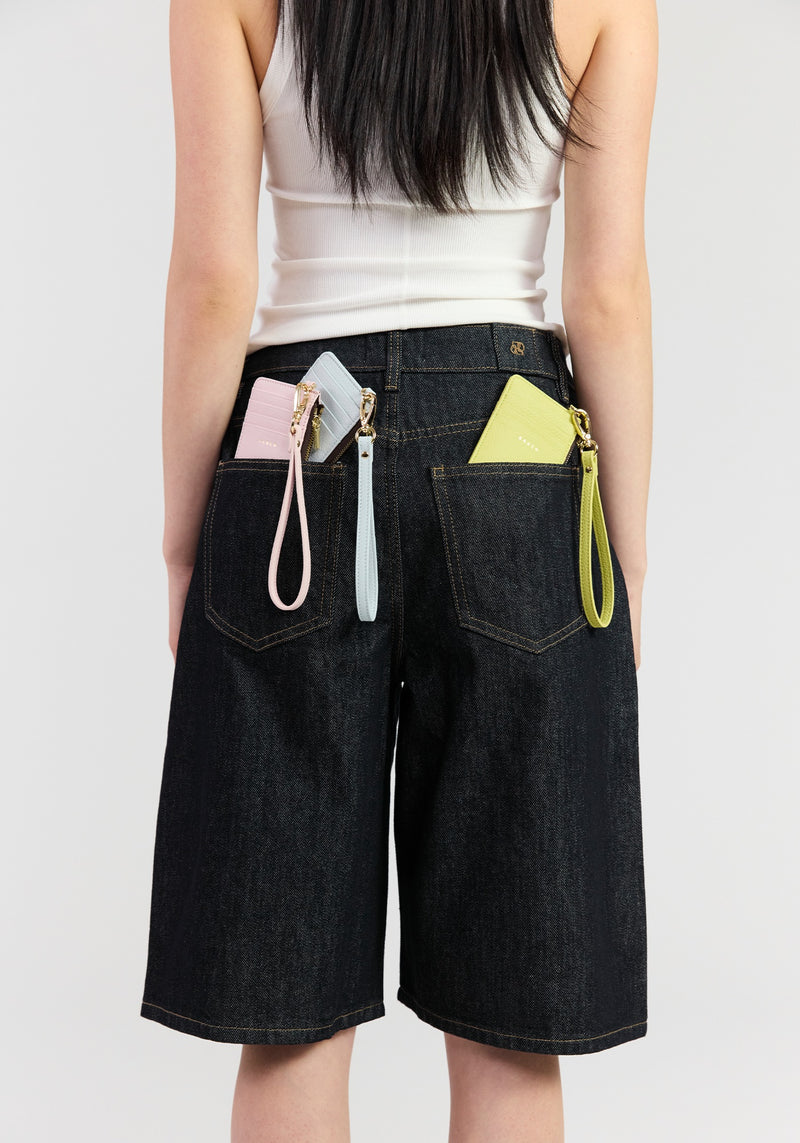 Saben Winona Card Holder with Wristlet Elderberry