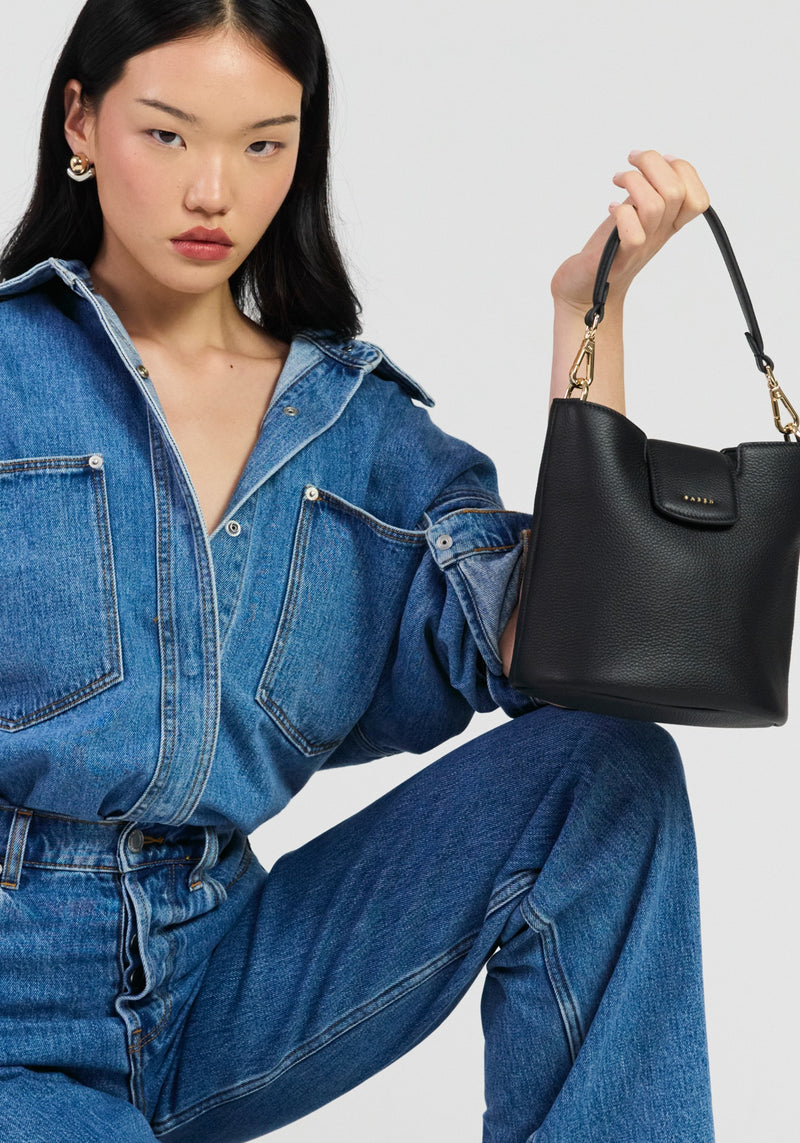Saben Leo Crossbody Bag Black Luxe