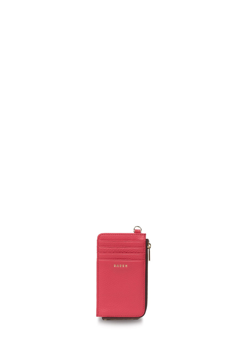 Saben Winona Card Holder Azalea