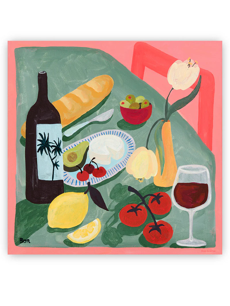 Dark Hampton Silk Scarf - The Bonnie