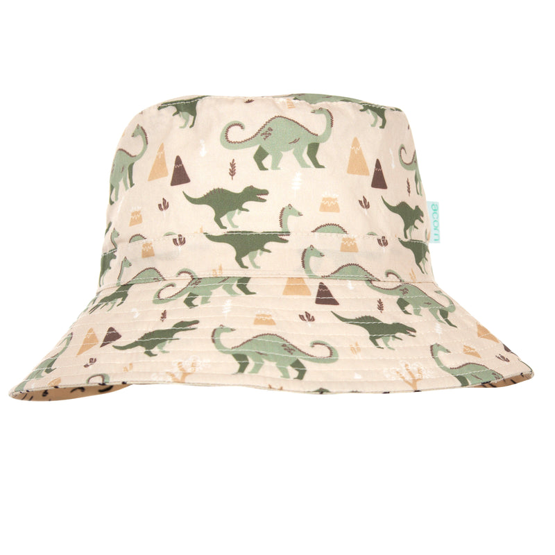 Acorn Kids Dino Delight Wide Brim Bucket Hat