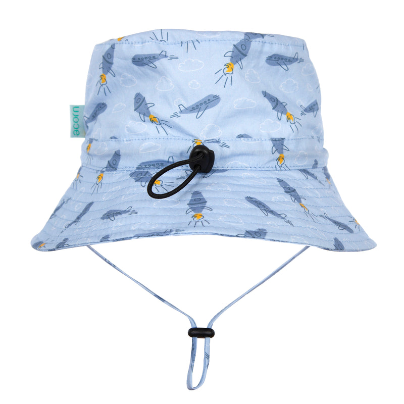 Acorn Kids Blast Off Wide Brim Bucket Hat