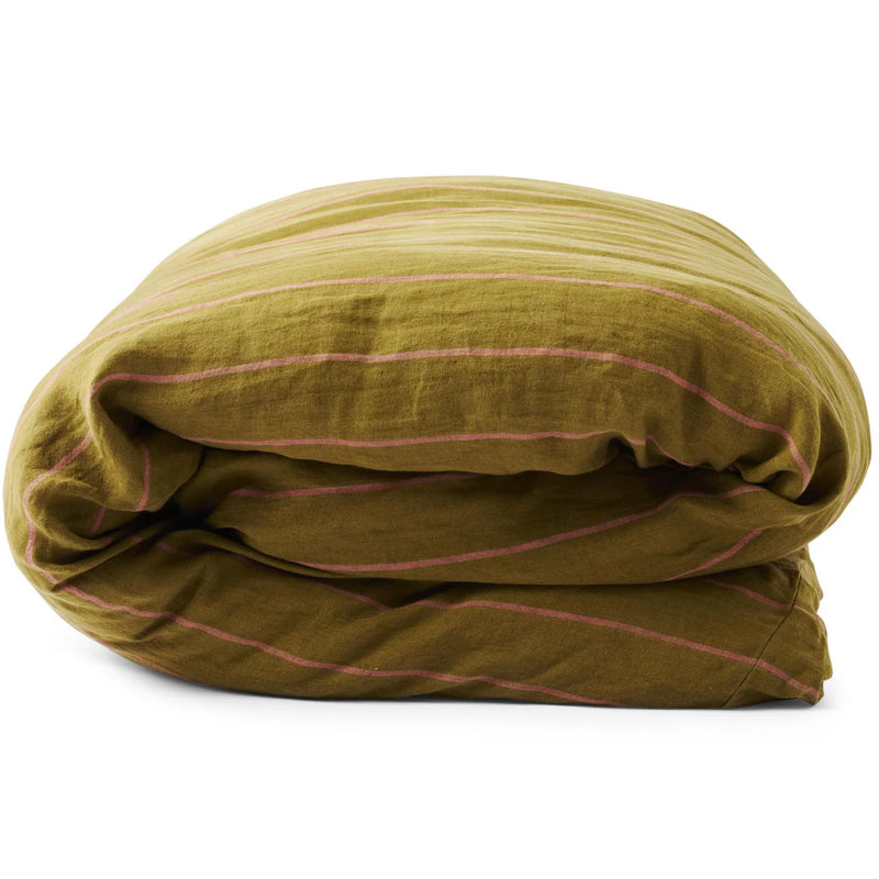 Kip & Co Tapenade Delight Linen Quilt Cover King