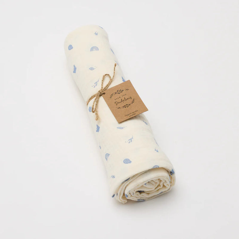 Over The Dandelions Organic Muslin Swaddle