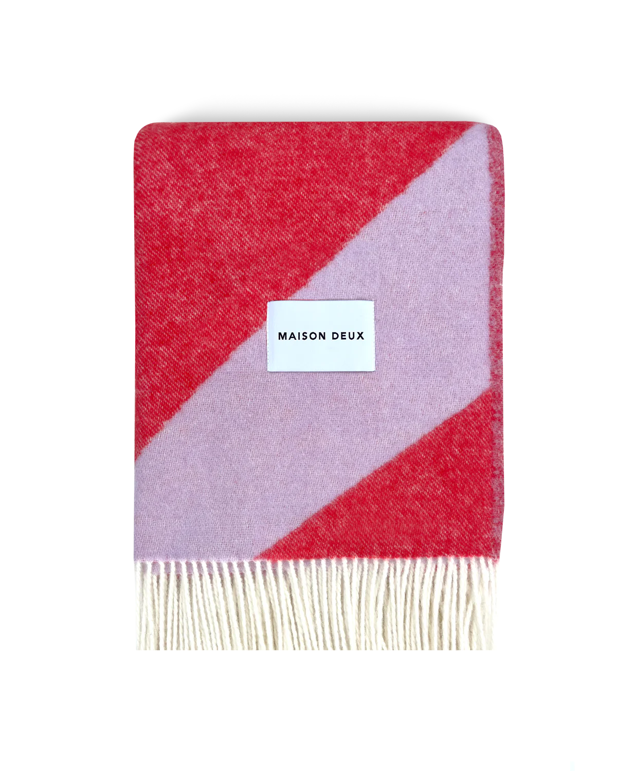 Maison Deux Blanket Swirl - Lilac Scarlet