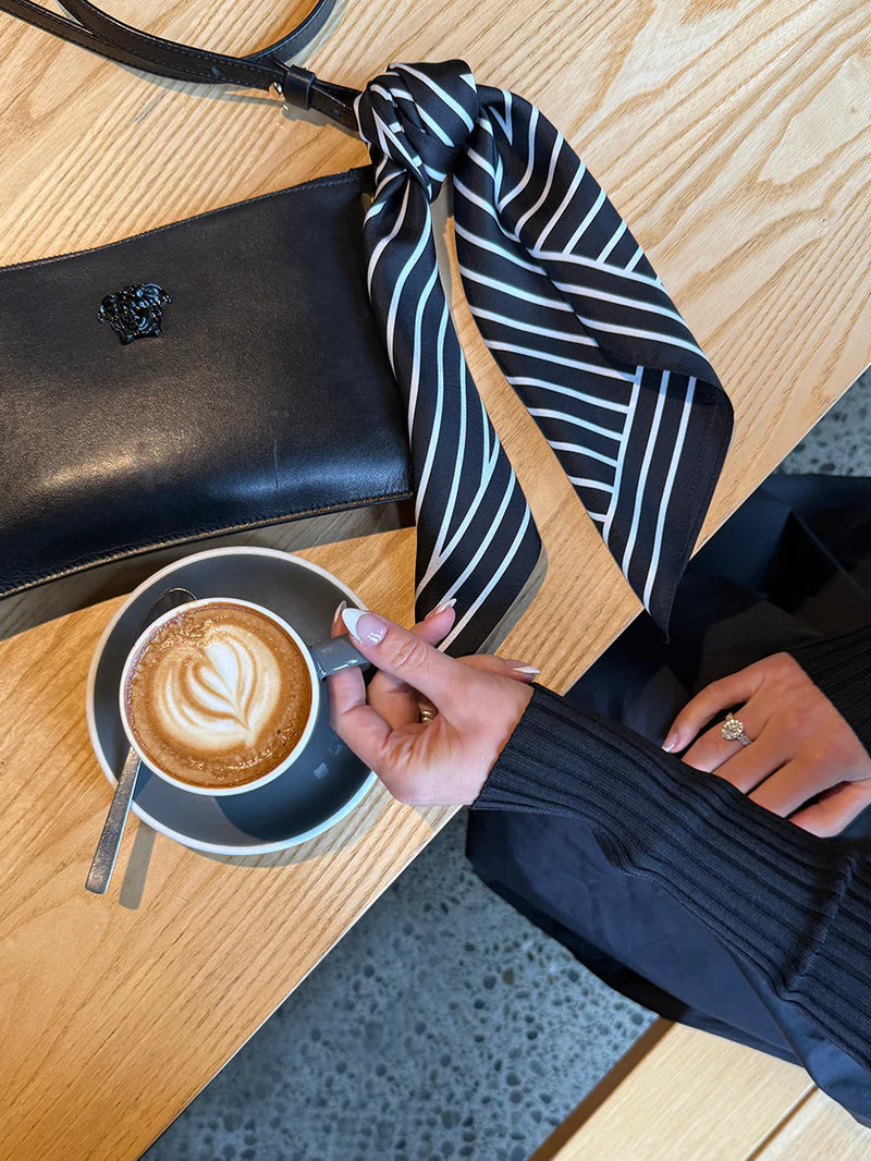 Dark Hampton Petite Silk Scarf - The Tait