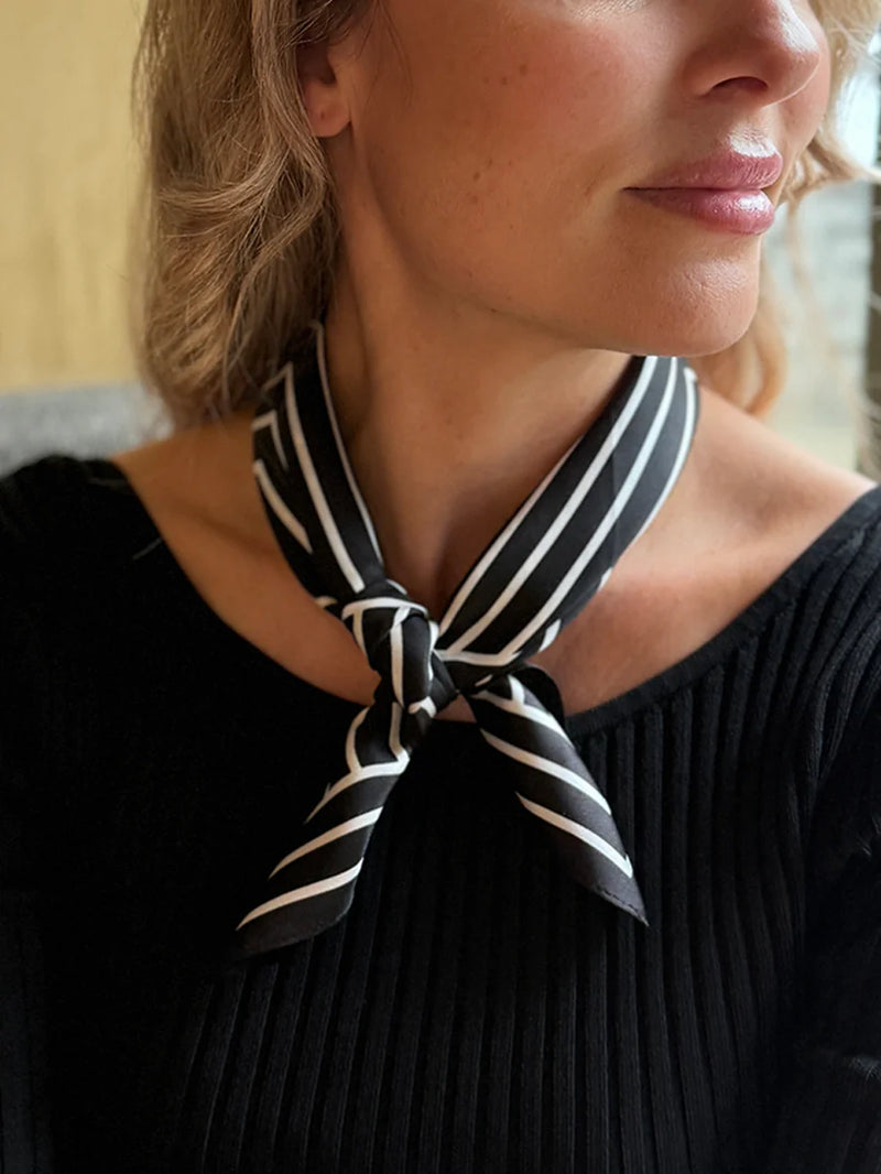 Dark Hampton Petite Silk Scarf - The Tait