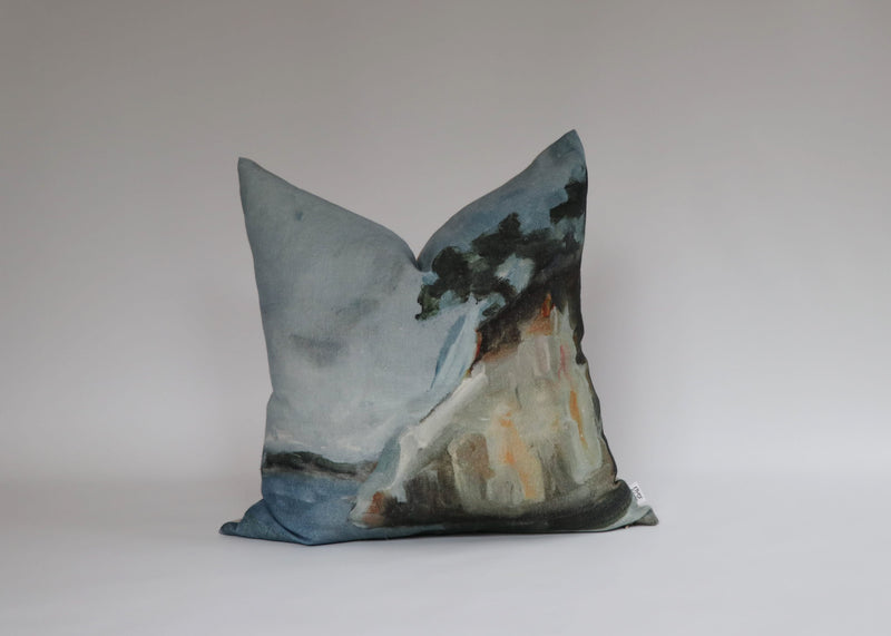 River & Isle The Cove Linen Cushion w Feather Inner