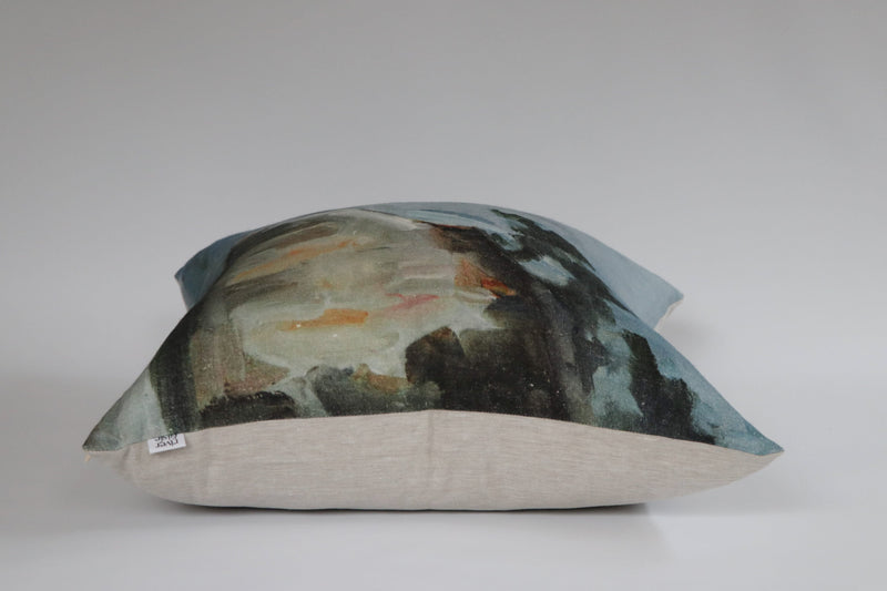 River & Isle The Cove Linen Cushion w Feather Inner