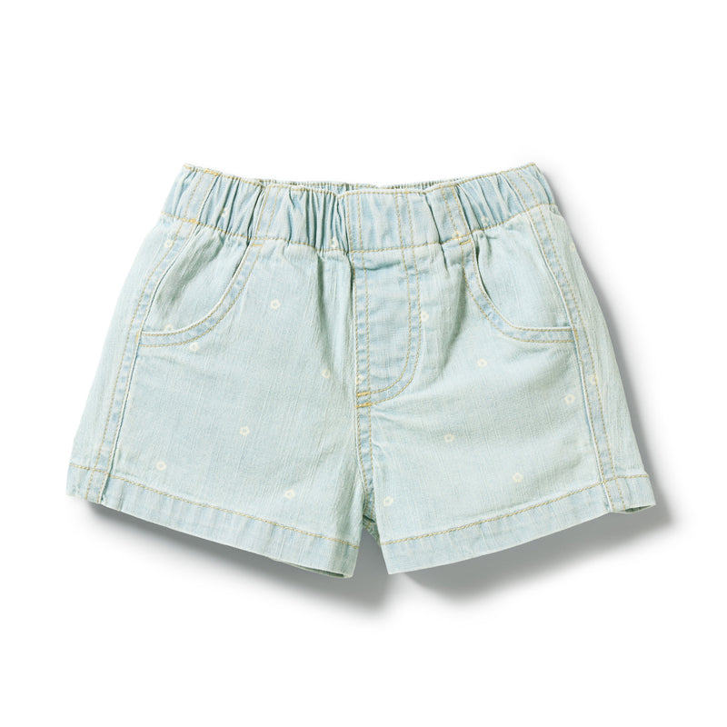 Wilson & Frenchy Ditsy Daisy Organic Denim Short