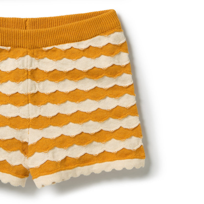 Wilson & Frenchy Marmalade Organic Knitted Chervon Set