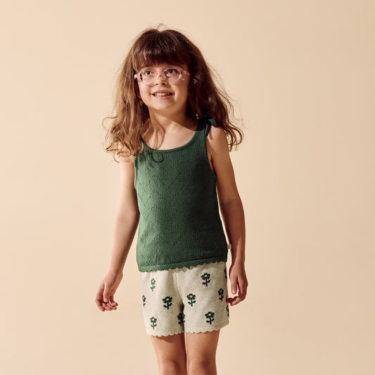 Wilson & Frenchy Fleur Organic Knitted Jacquard Set