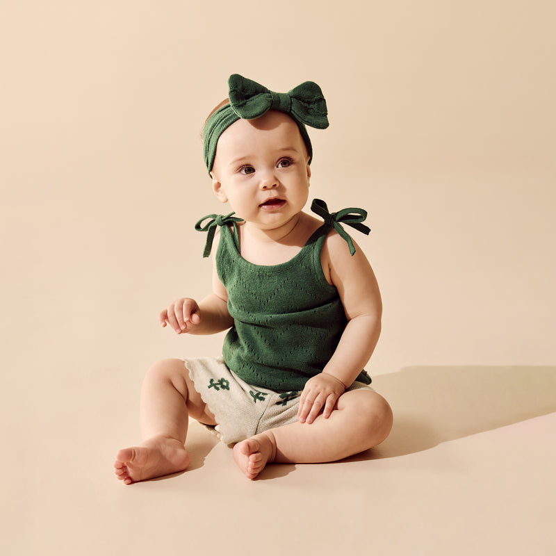 Wilson & Frenchy Fleur Organic Knitted Jacquard Set