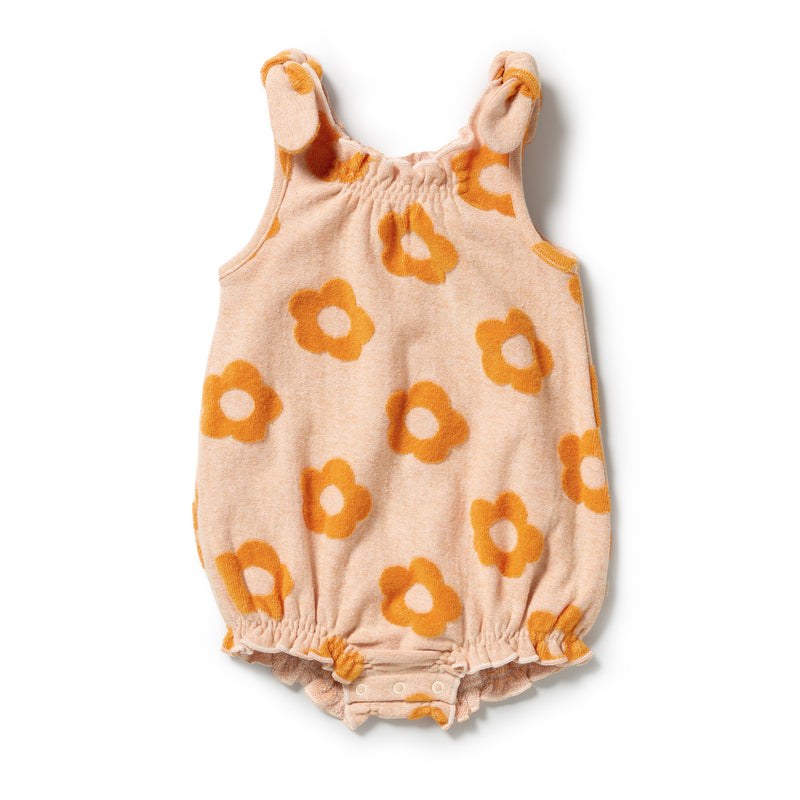 Daisy Glow Organic Terry Playsuit