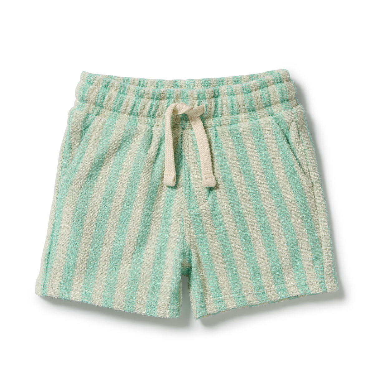Wilson & Frenchy Seafoam Stripe Organic Terry Short