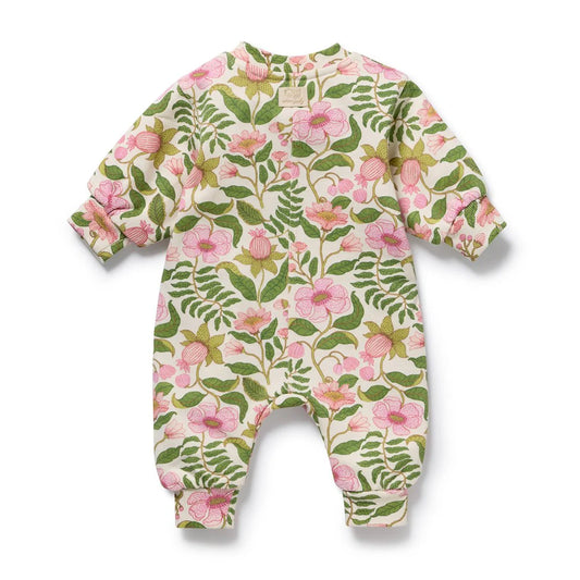 Wilson & Frenchy Ma Fleur Terry Growsuit - Organic Cotton