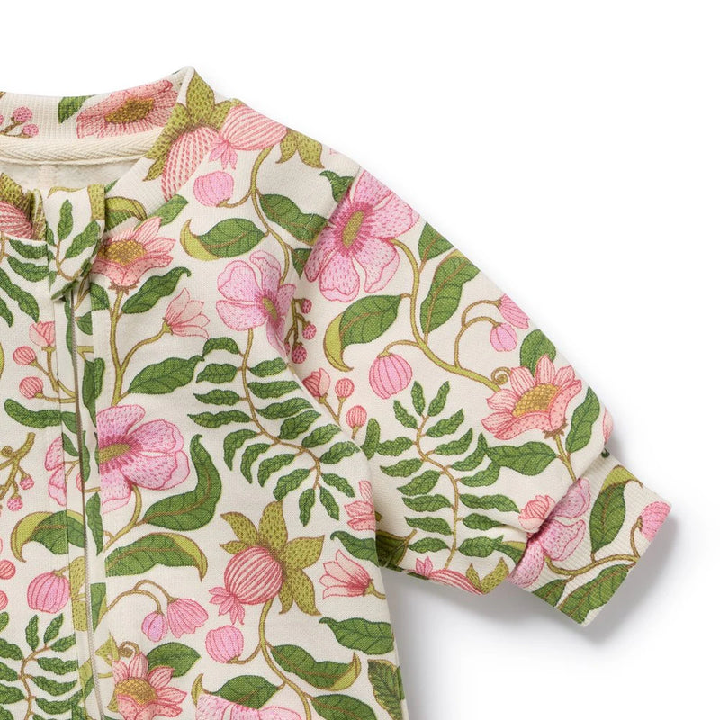 Wilson & Frenchy Ma Fleur Terry Growsuit - Organic Cotton