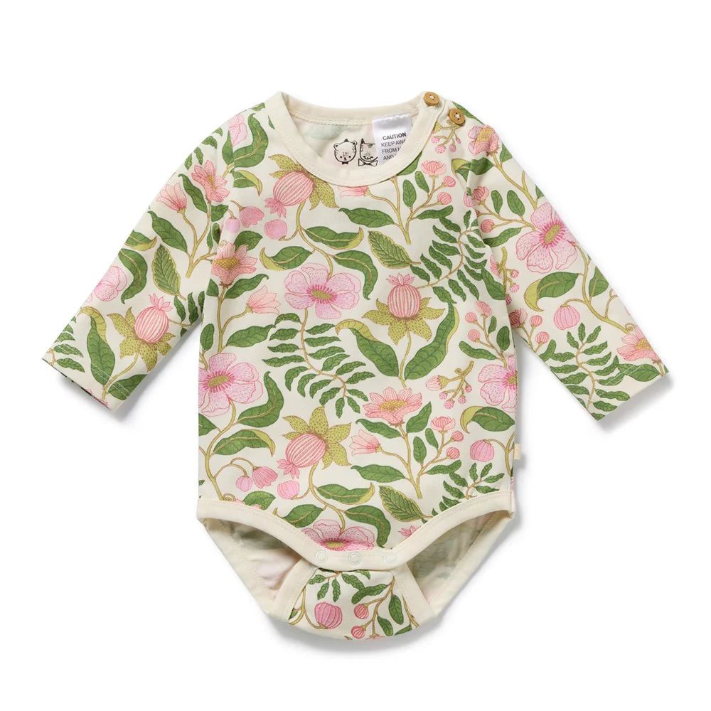Wilson & Frenchy Ma Fleur Organic Bodysuit - Organic Cotton
