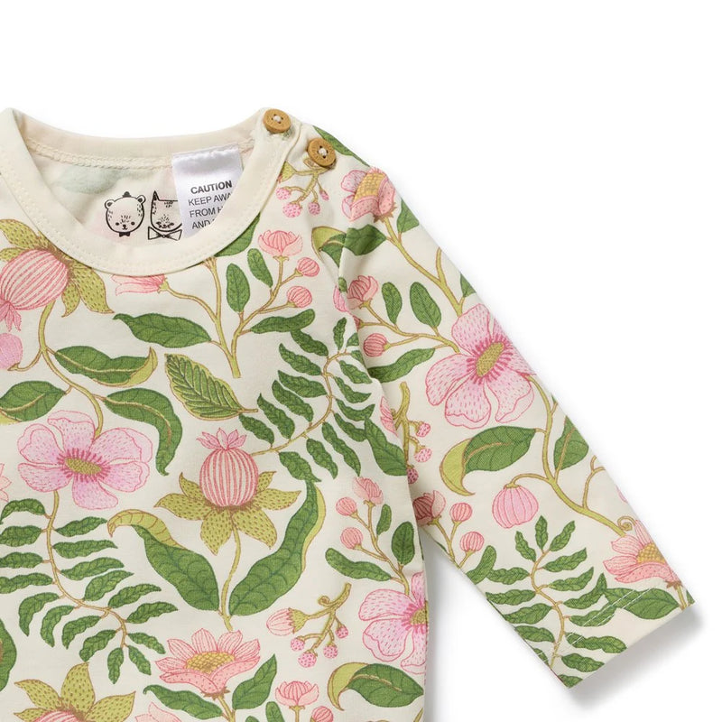 Wilson & Frenchy Ma Fleur Organic Bodysuit - Organic Cotton