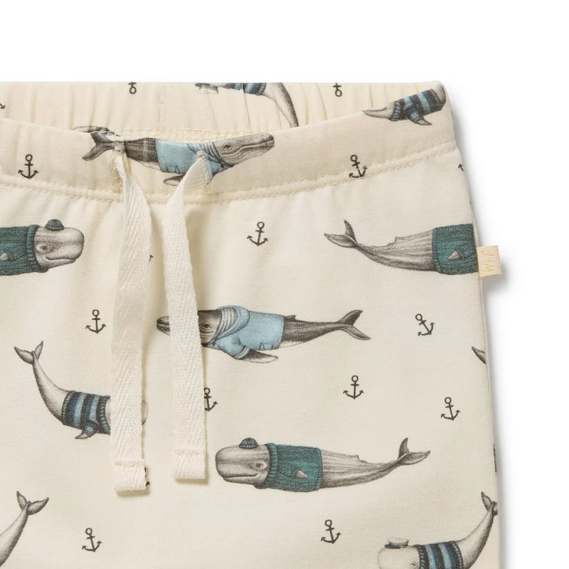 Wilson & Frenchy Woolly Whales Organic Leggings