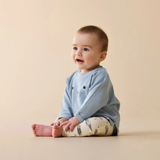 Wilson & Frenchy Woolly Whales Organic Leggings