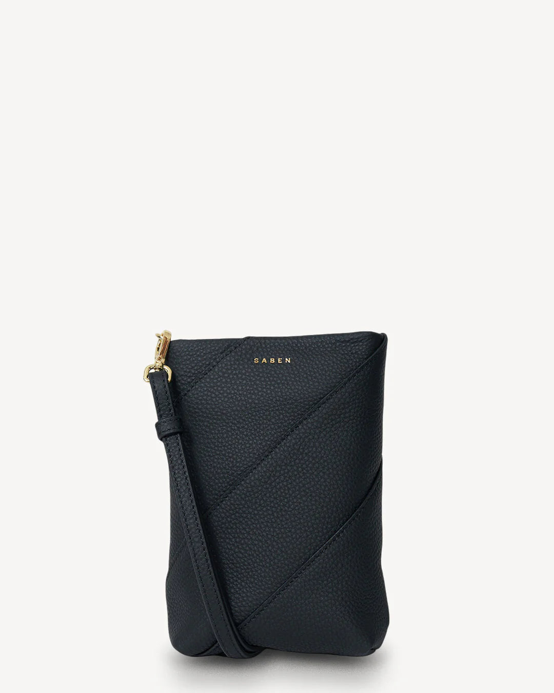 Saben Maggie Crossbody Bias- Black