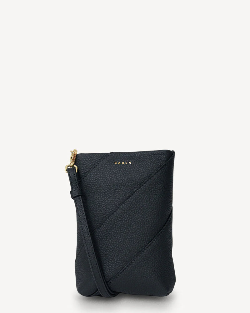 Saben Maggie Crossbody Bias- Black