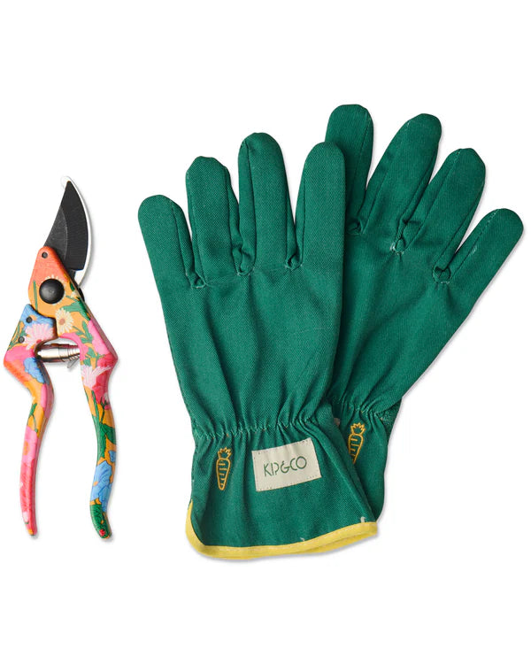 Kip & Co Garden Secateurs & Gloves Set
