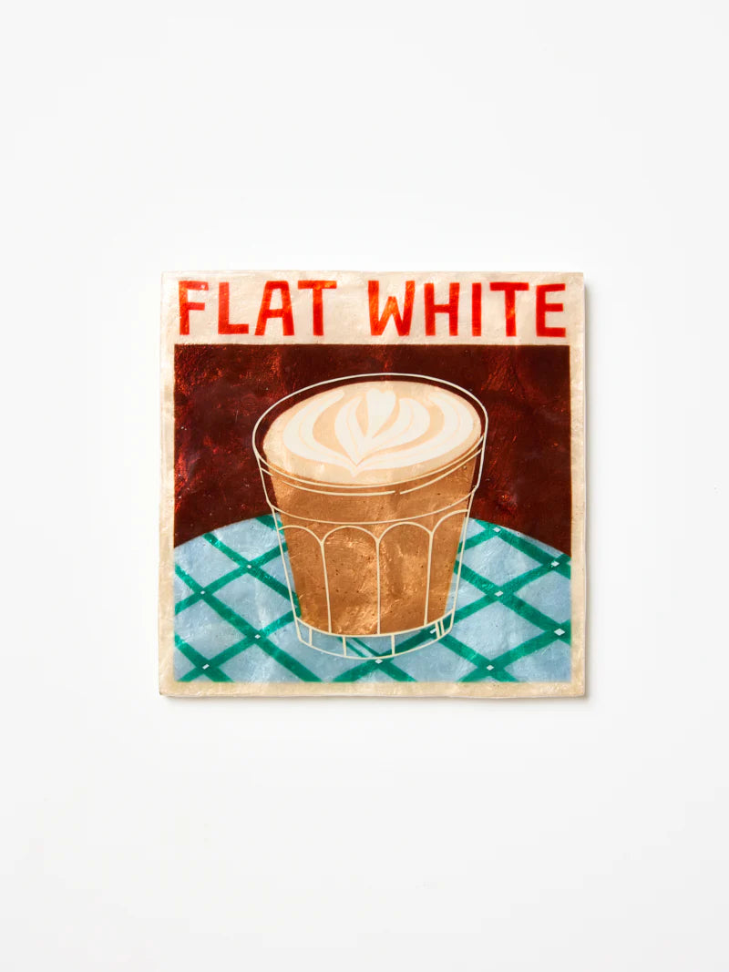 Jones & Co Barista Wall Art  Flat White