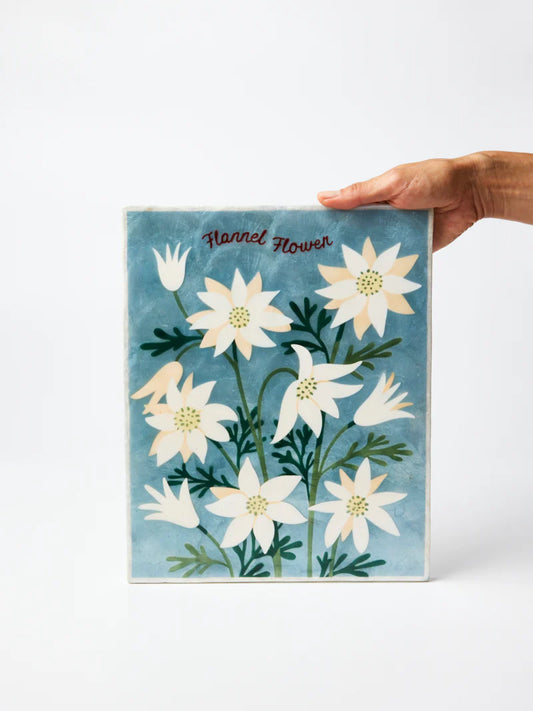 Jones & Co Market Wall Art Flannel Flower