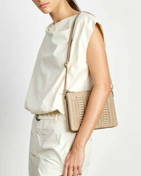 Saben Tilly's Big Sis Crossbody - Tea Chevron