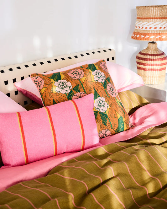 Kip & Co Wategos Soiree Stripe Upholstery Rectangle Lounge Cushion