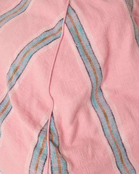 Kip & Co Tickled Pink Stripe Woven Beanbag