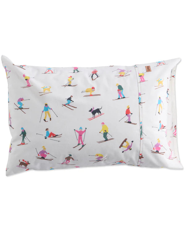 Kip & Co Snow Bunnies Flannelette Pillow Case 1p