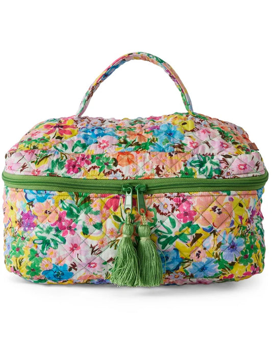 Kip & Co Alfresco Quilted Cotton Toiletry Case