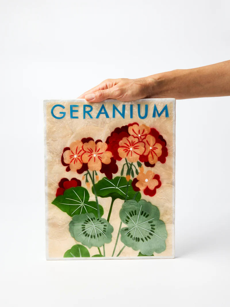 Jones & Co Market Wall Art Geranium