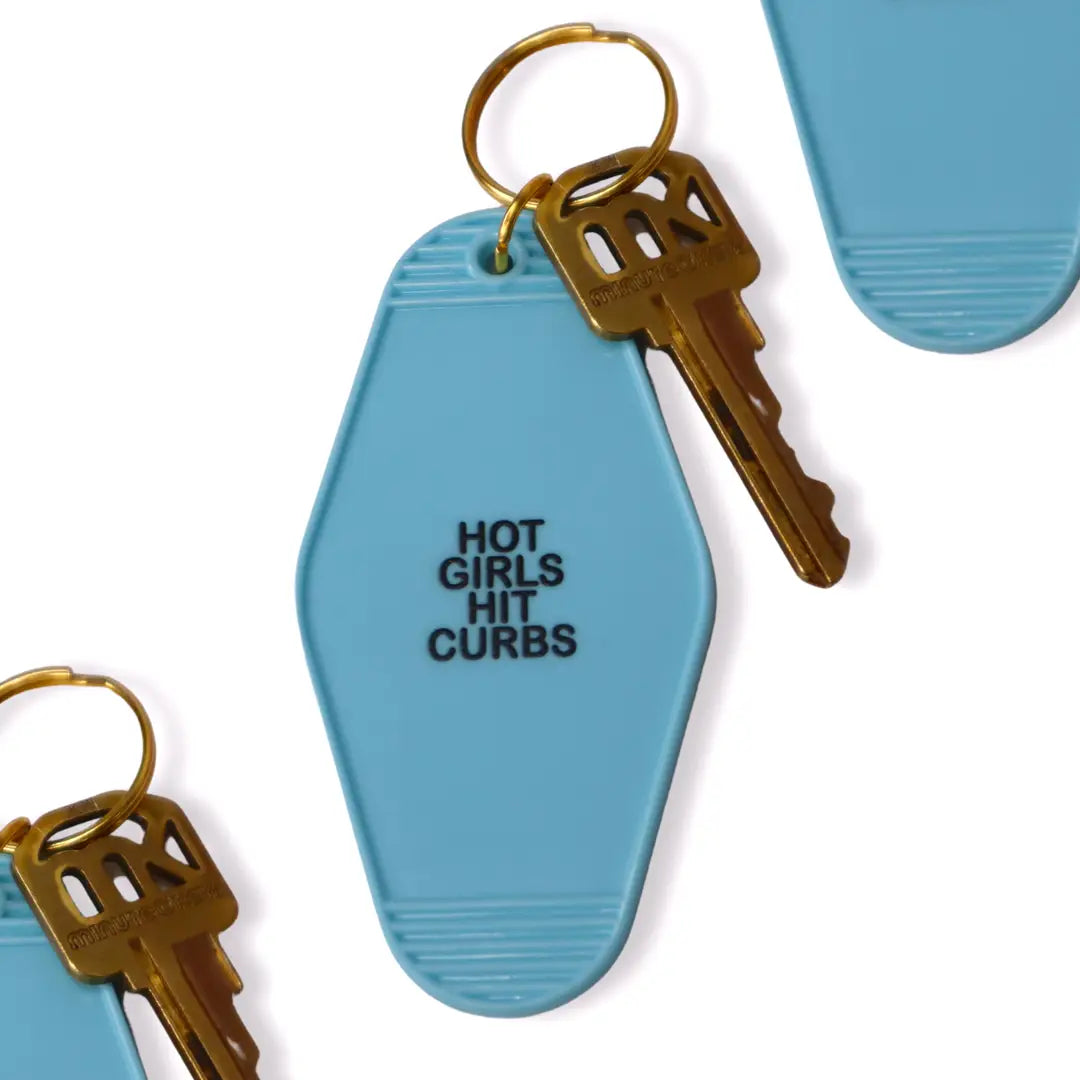 Motel Key Chain - Hot Girls Hit Curbs