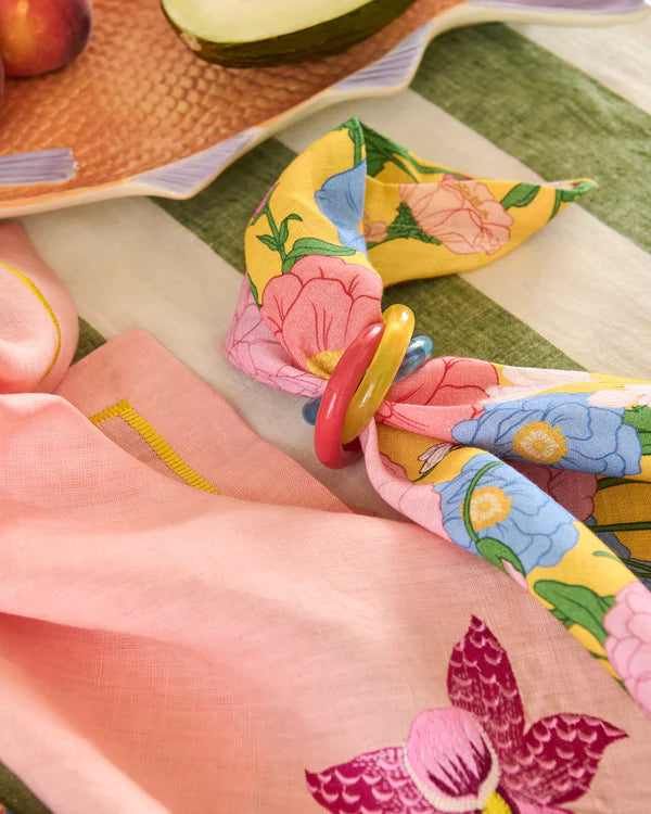 Kip & Co Follow The Sun Yellow 4P Napkin